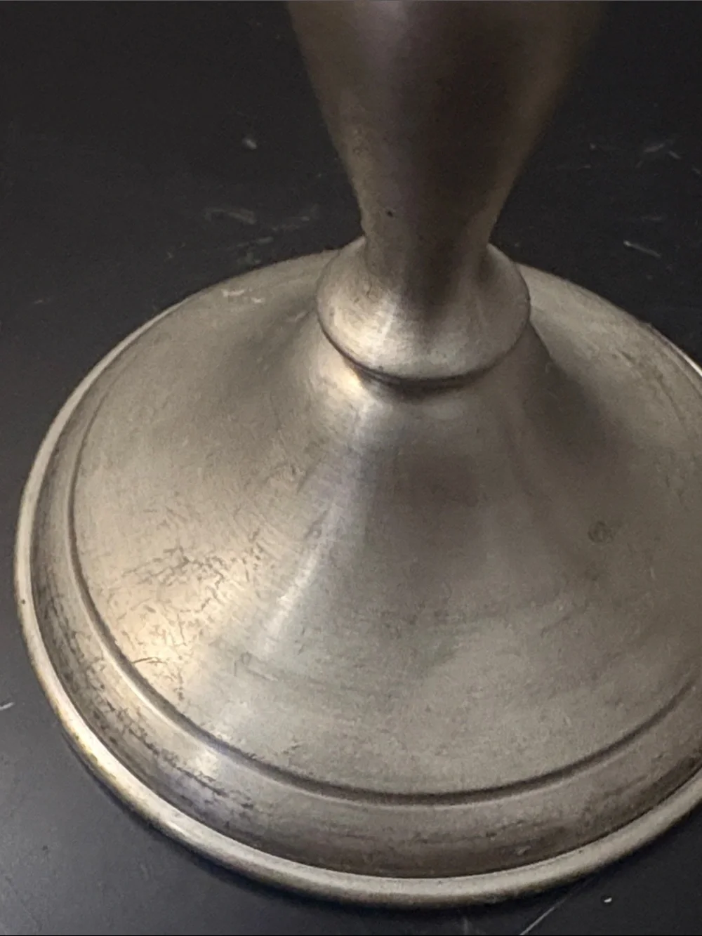 Leonard Genuine Pewter Weighted Candlestick Holders